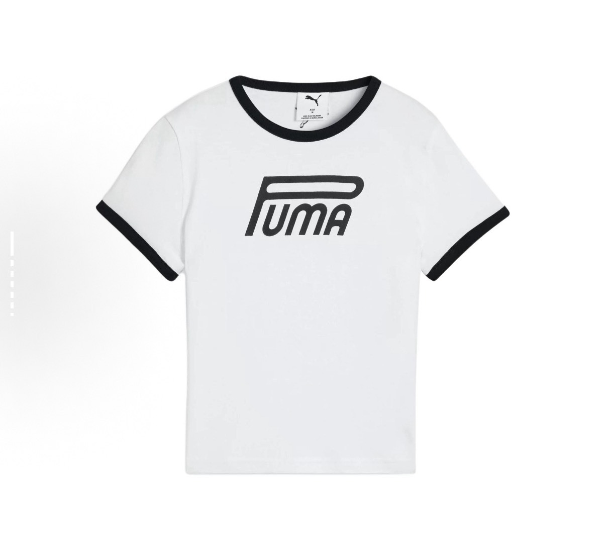 PUMA 修身短版圓領短袖T恤 女生必備顯瘦上衣 朴彩英同款July25