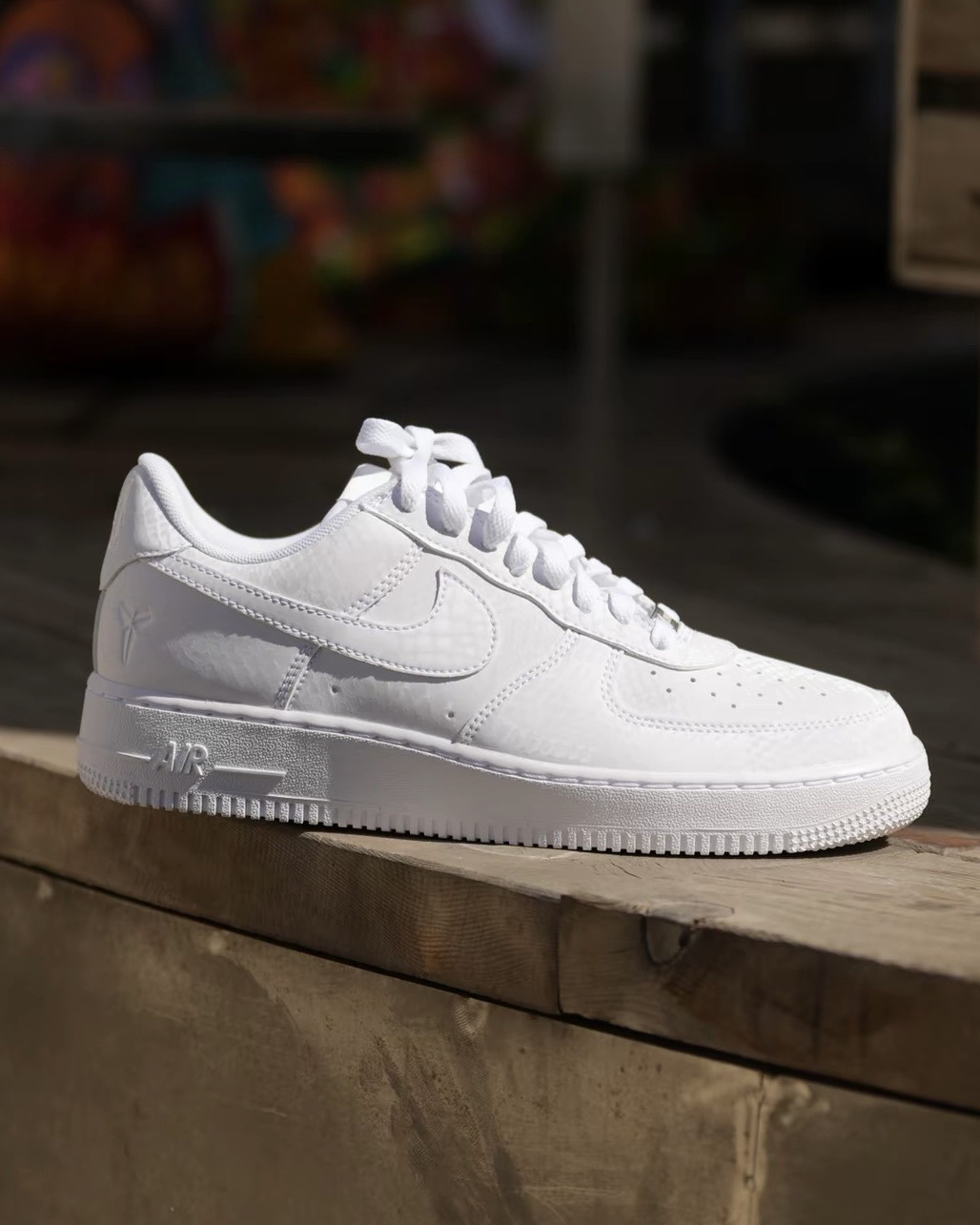 #代購 Kobe Bryant x  Nike Air Force 1 Low 蛇鱗紋 白刺繡 IB0018-100