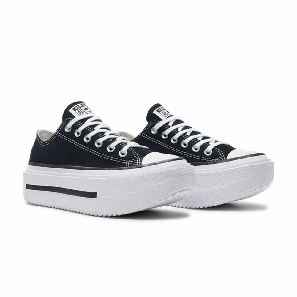 Converse Ctas Lift Double Stack Ox 男鞋 女鞋 黑色 厚底 休閒鞋 A15490C