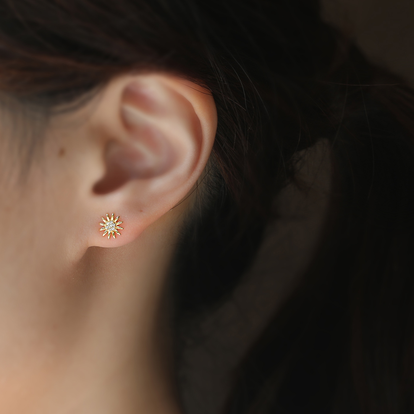 日光戀人 － 5分鑽石耳環