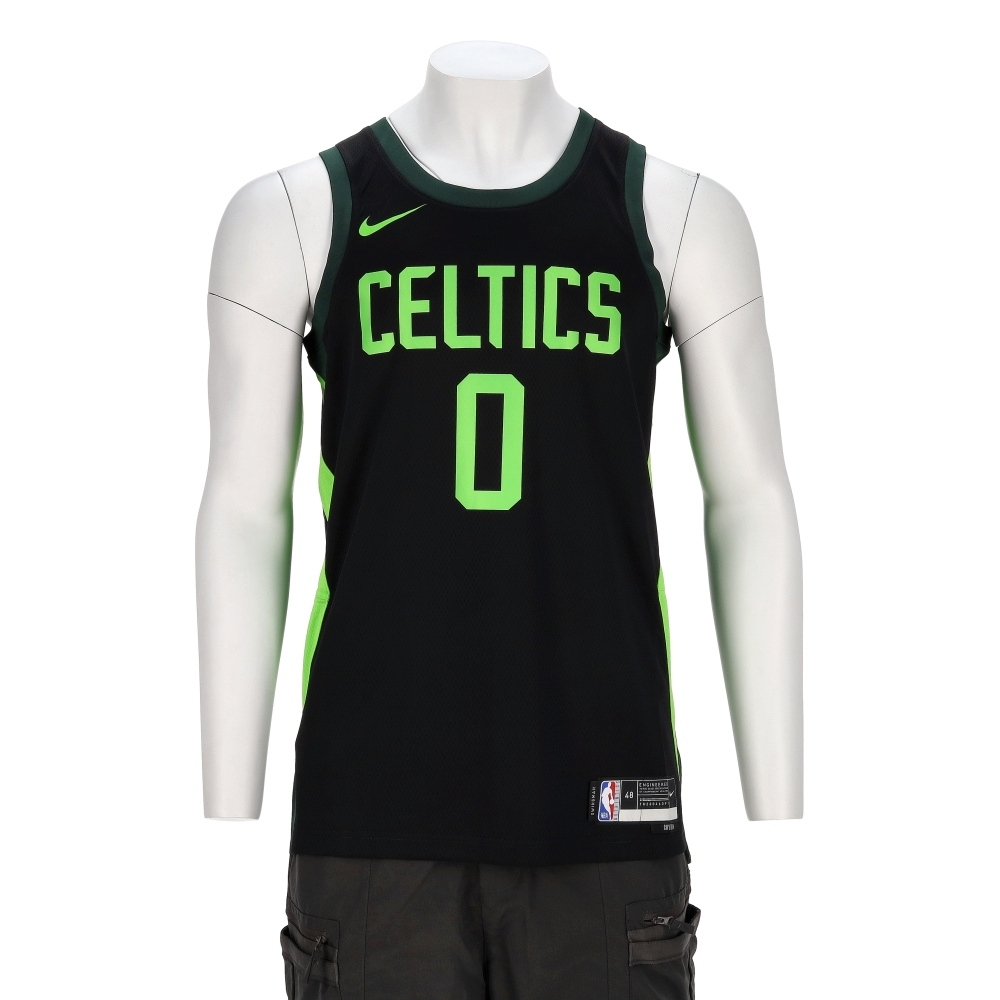 Nike BOS MNK DF 24 男款 黑綠色 NBA 塞爾提克 城市版 球衣 運動 背心 FQ4335-011