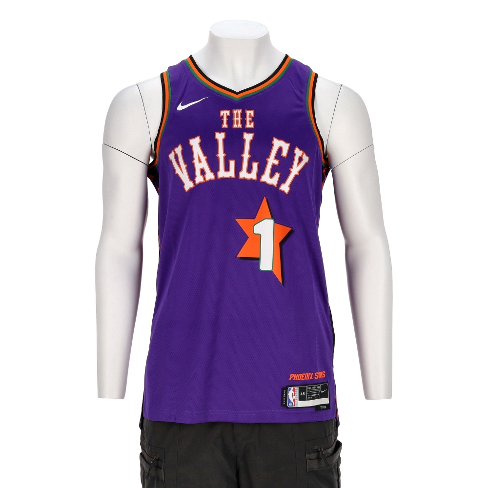 Nike PHX MNK DF 24 男款 紫色 NBA 鳳凰城 太陽隊 城市版 球衣 背心 FQ4356-504