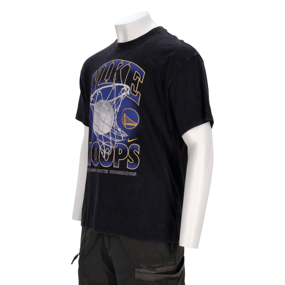 Nike AS GSW M NK CTS OGC VTG SS Max 男款 黑色 勇士隊 短袖 HQ1281-010