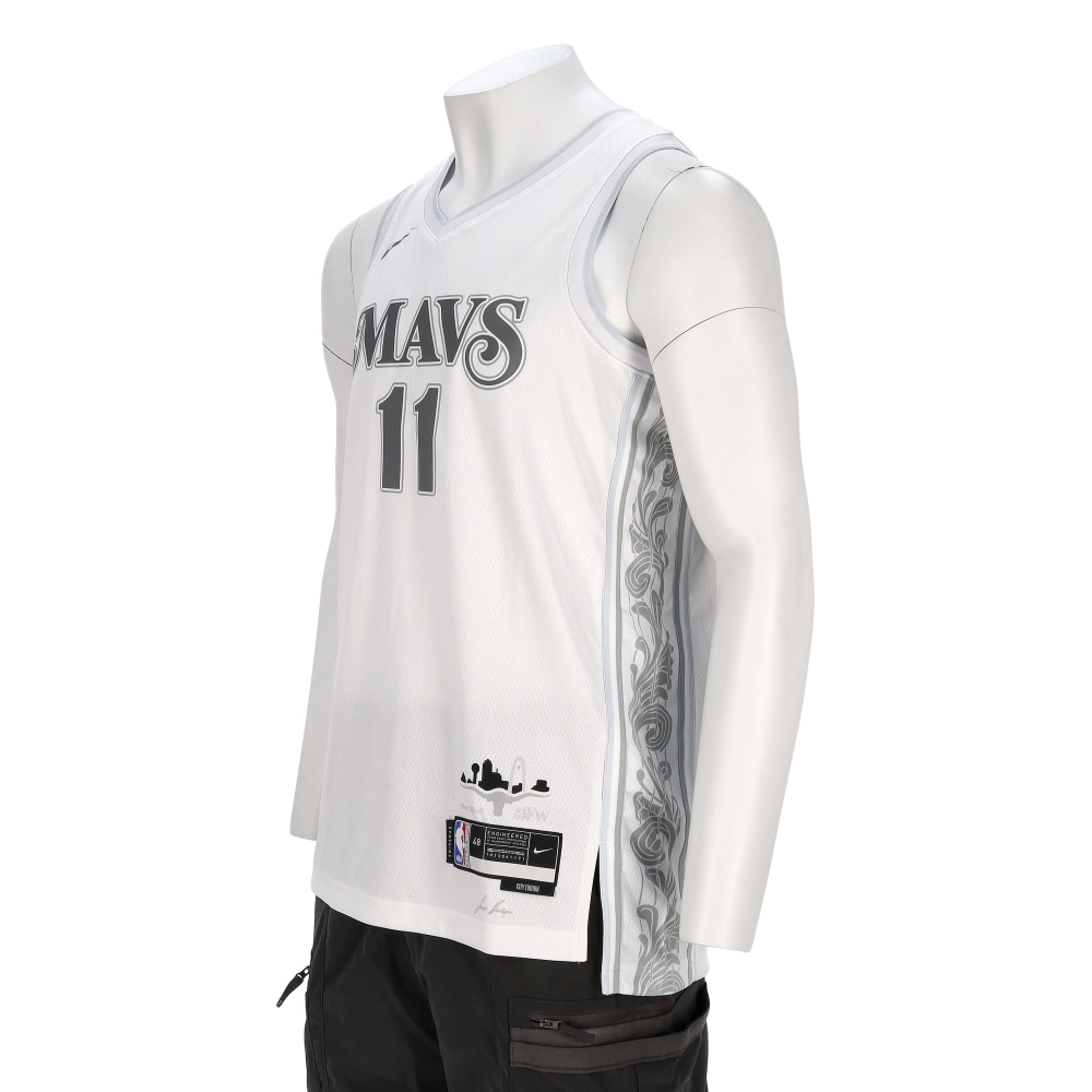 Nike DAL MNK DF 24 男款 白色 NBA 獨行俠 城市版 球衣 運動 背心 FQ4339-101