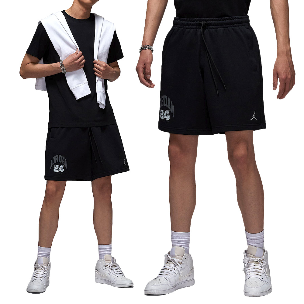 Nike As M J Brk Cllgte Short Lb 男款 黑色 喬丹 寬鬆 運動 短褲 HV0096-010