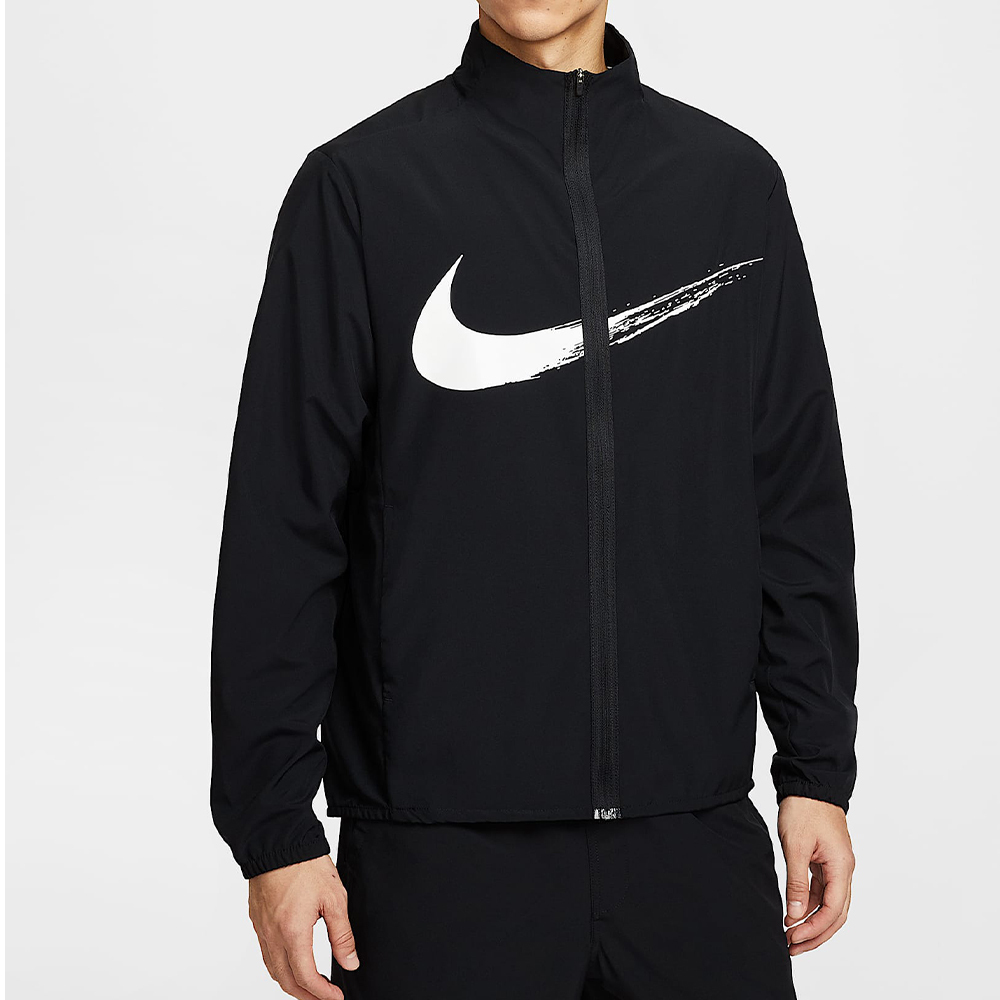 Nike As M Nk Df Form Jkt Gfx 男款 黑色 立領 夾克 外套 HV0395-010