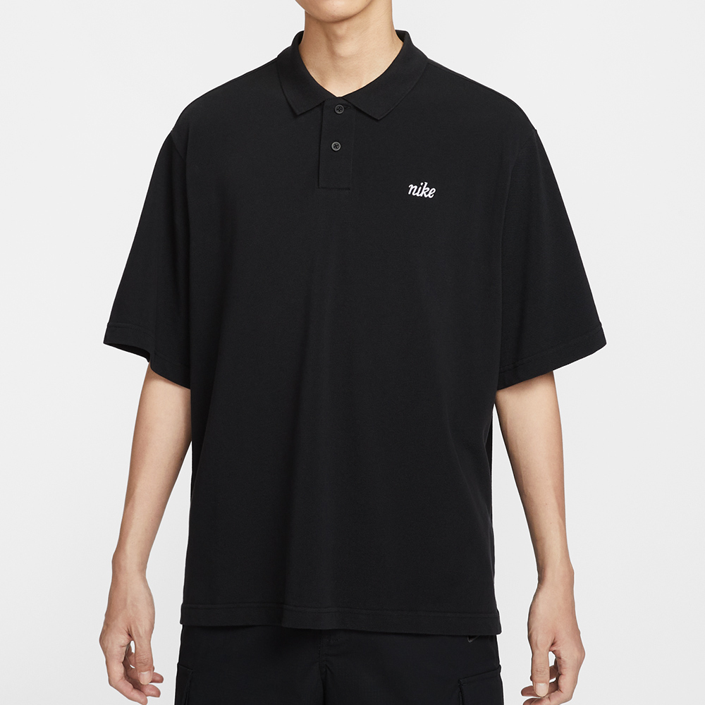 Nike As M Nk Club Ss Polo Collectio 男款 黑色 翻領針織 短袖 HV0825-010