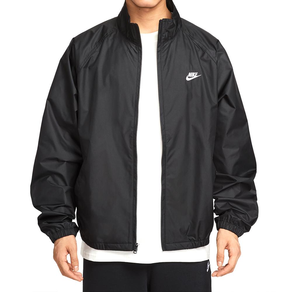 Nike As M Nk Club Roscoe Fz Jkt 男款 黑色 立領 防風 外套 HV1140-010