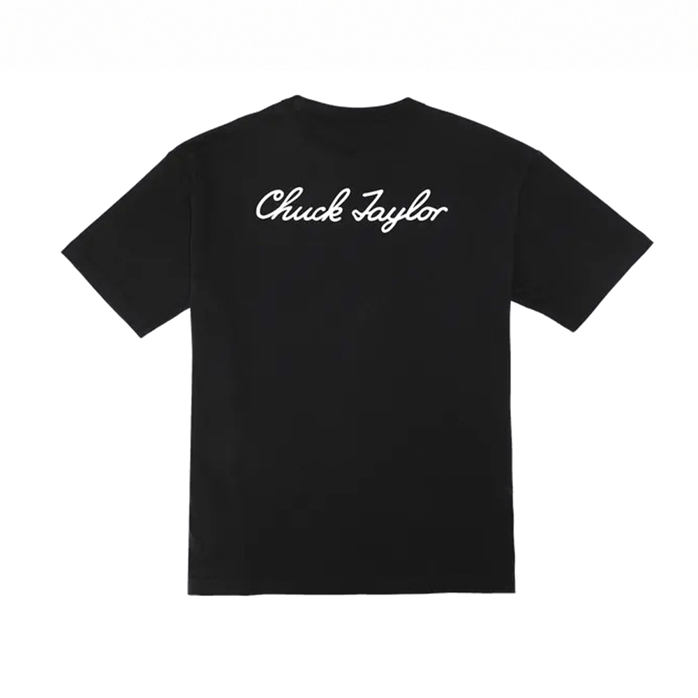 Converse Jersey Tee Black 男款 黑色 穿搭 休閒 小鞋標 短袖 MCH689-023