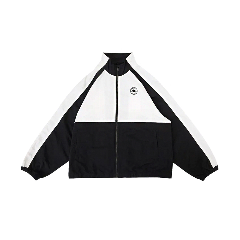 Converse Crinkled Nylon Jacket Black 男款 黑白色 休閒 外套 MCH697-023