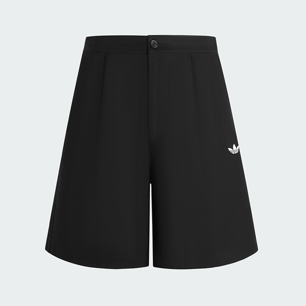 Adidas M Woven Shorts 男款 黑色 寬鬆 彈性 棉質 運動 休閒 短褲 KG6693