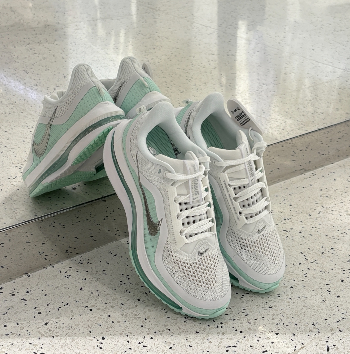 女鞋 NIKE W PEGASUS PREMIUM 白薄荷綠 氣墊 小飛馬 透氣 緩震 運動 休閒鞋【HQ2593-103】