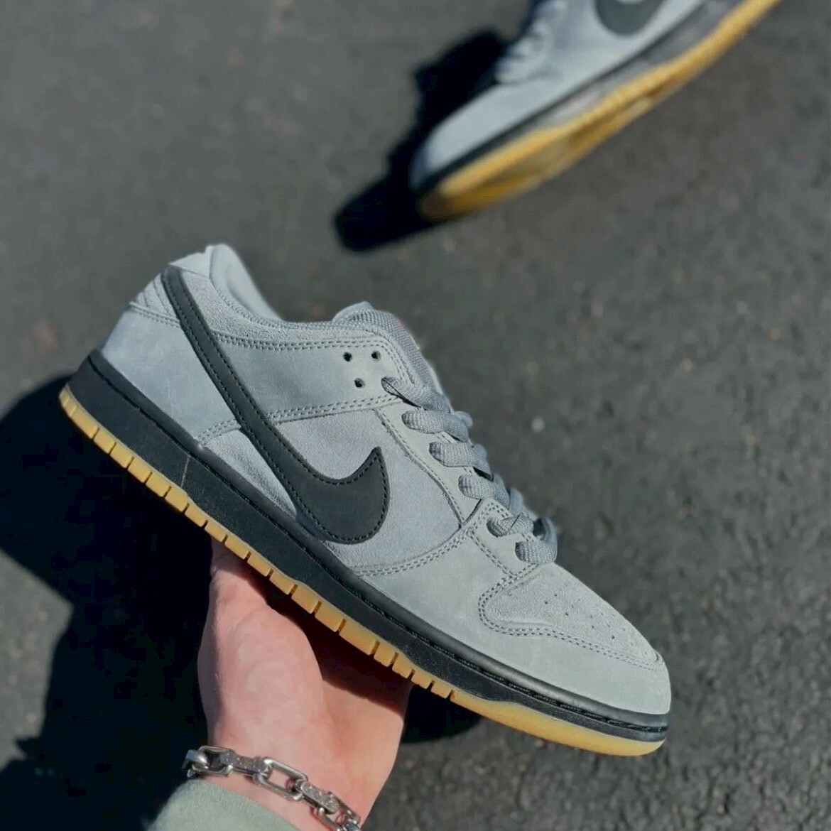 Nike SB Dunk Low Pro Cool Grey 灰黑 復古 麂皮 膠底 滑板鞋 低筒休閒鞋