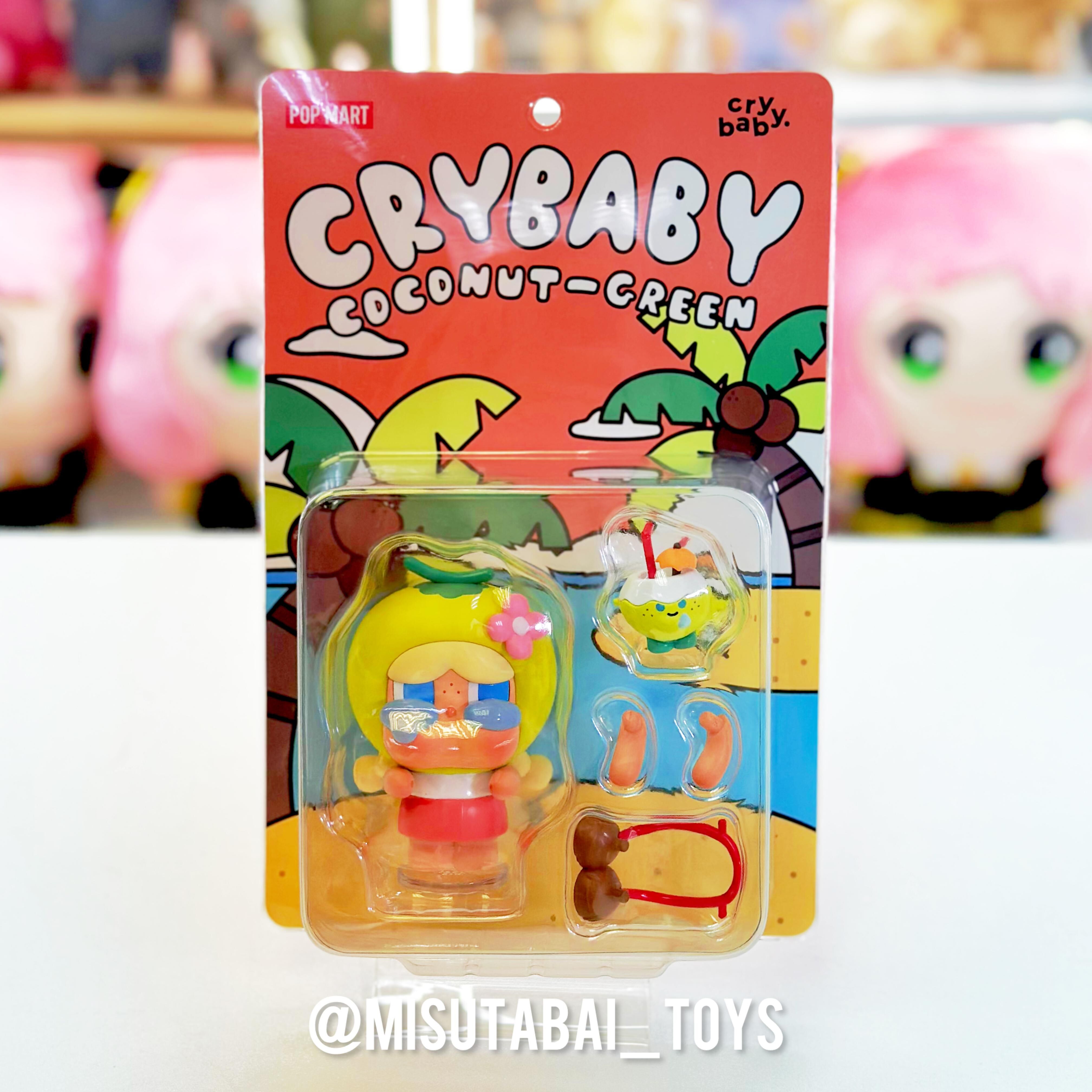 Crybaby Coconut Figure-Green    ( POPMART )