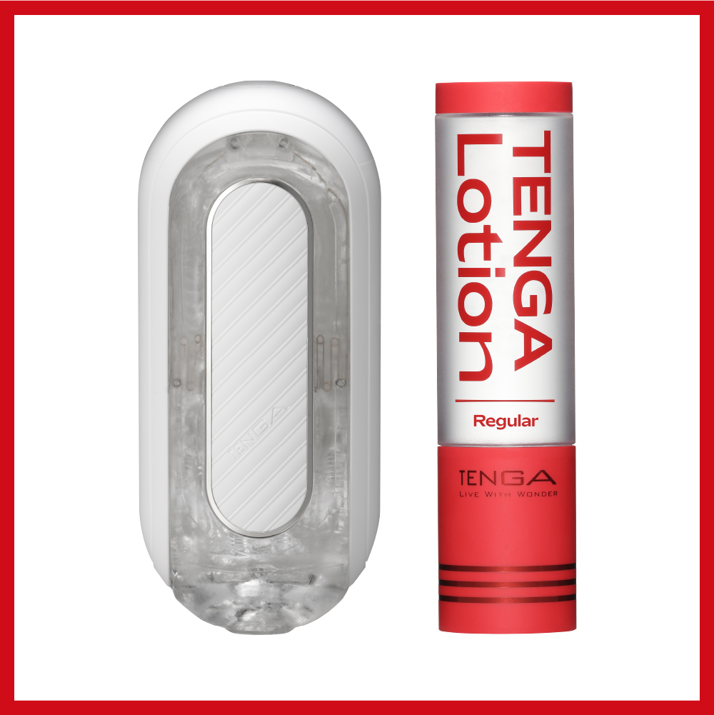 FLIP ZERO GRAVITY EV [電動型 細緻白] + TENGA LOTION套組