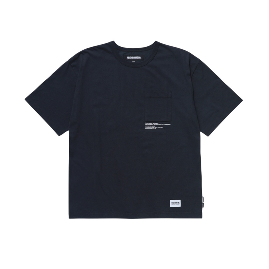 Neighborhood Sheltech Crewneck - P Ss 灰 / 白 / 黑色 小口袋 短袖 251BWNH-CSM01