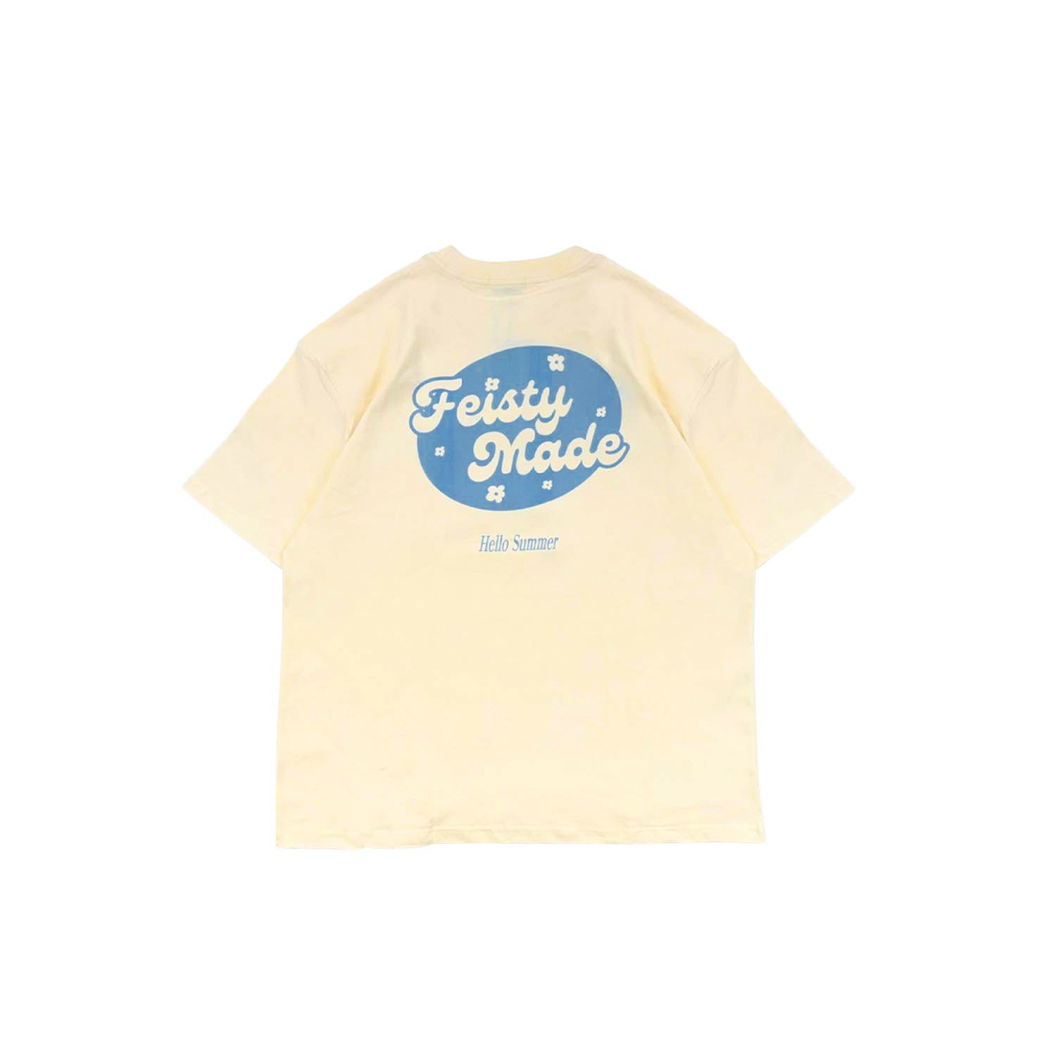 FEISTY HELLO SUMMER TEE 夏日小花短袖 養樂多色 FS-US25-40 [台灣現貨]