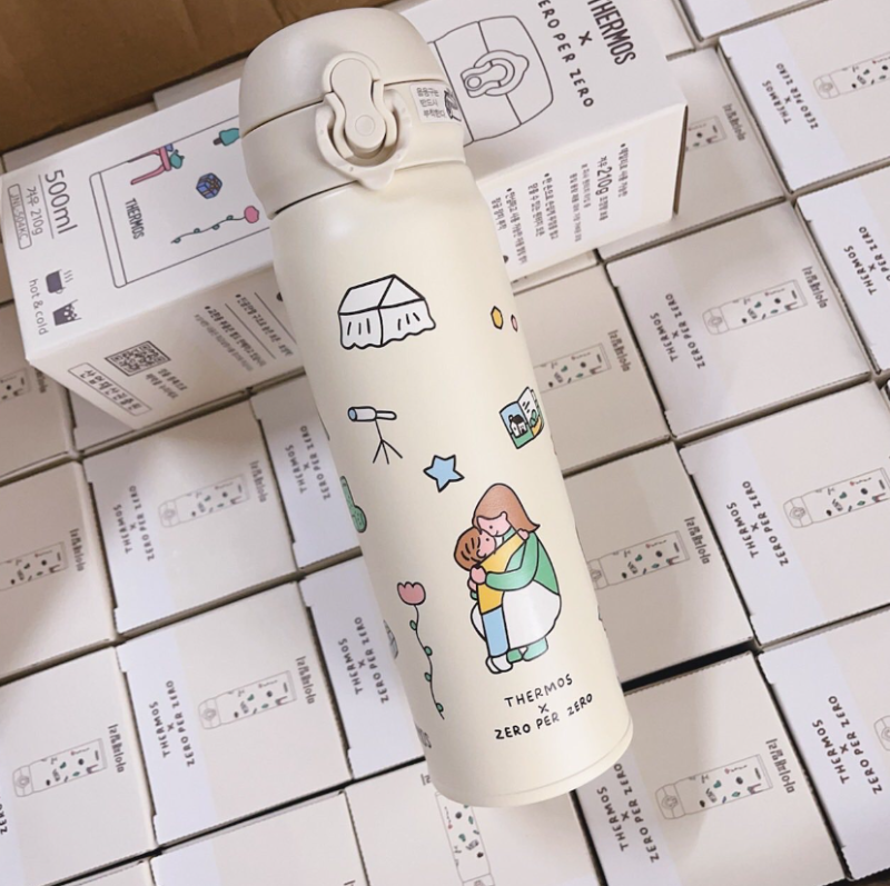 韓國 膳魔師 THEROMS 限定ZERO PER ZERO 聯名款保溫瓶  500ml