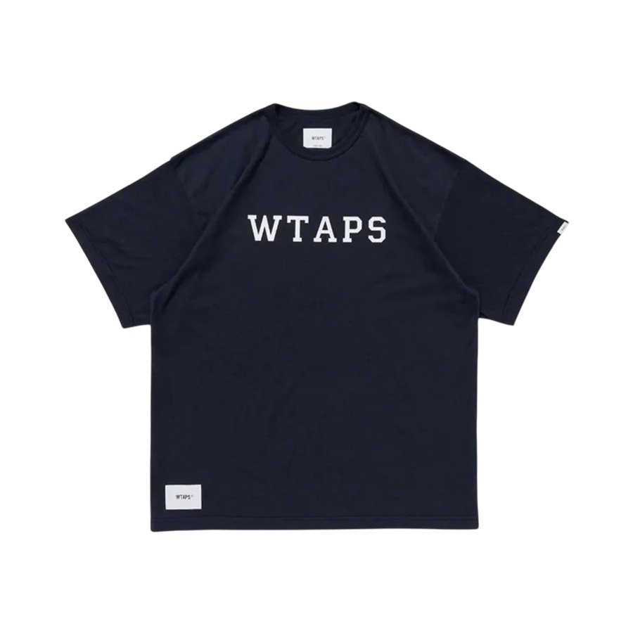 Wtaps Academy / 01 / Ss / Ctpl 灰 / 海軍藍 / 白色 Logo 短袖 251ATDT-CSM19