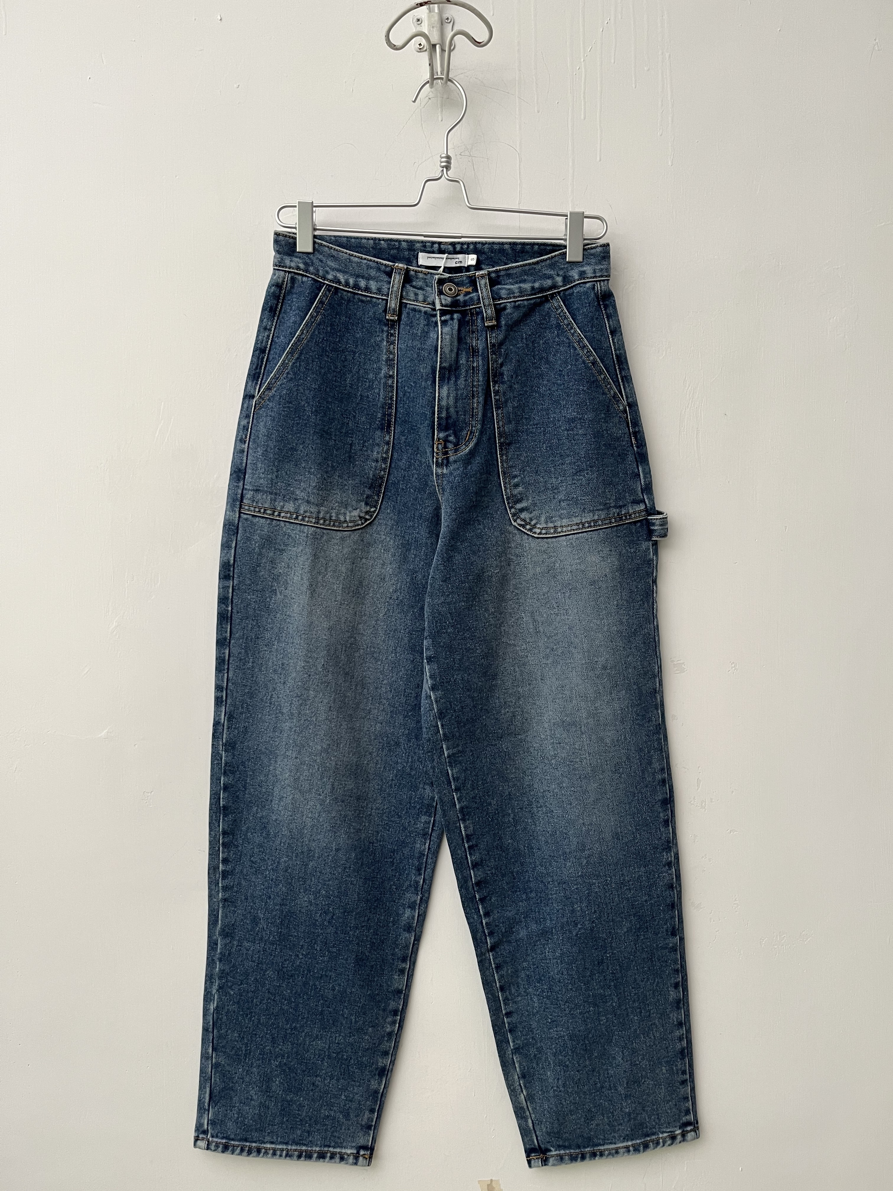 韓國製Les Bon藍色牛仔褲