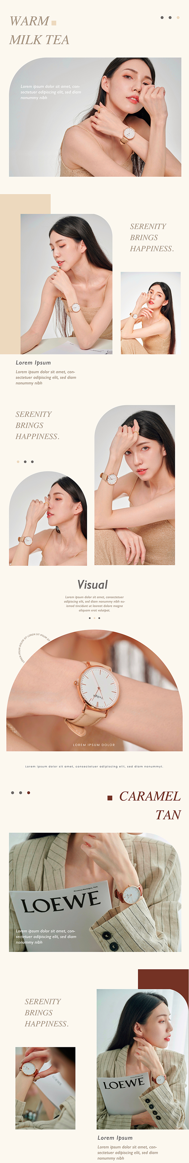 簡潔錶盤搭配極細指針，展現低調卻不平凡的品味