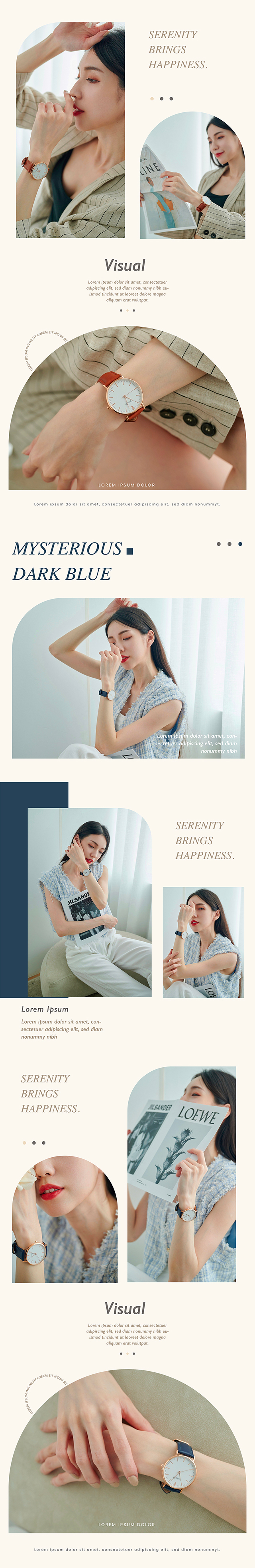 嚴選優質真皮錶帶，親膚透氣、柔軟服貼