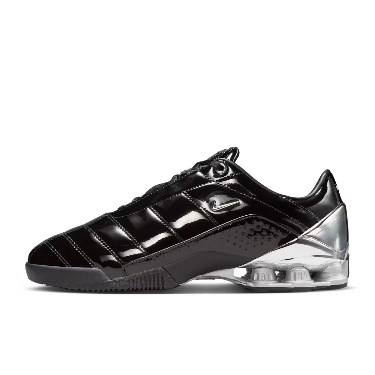 W Nike Total 90 Secutor Shox Magia Metallic Silver 黑銀色 漆皮 IM9326-001