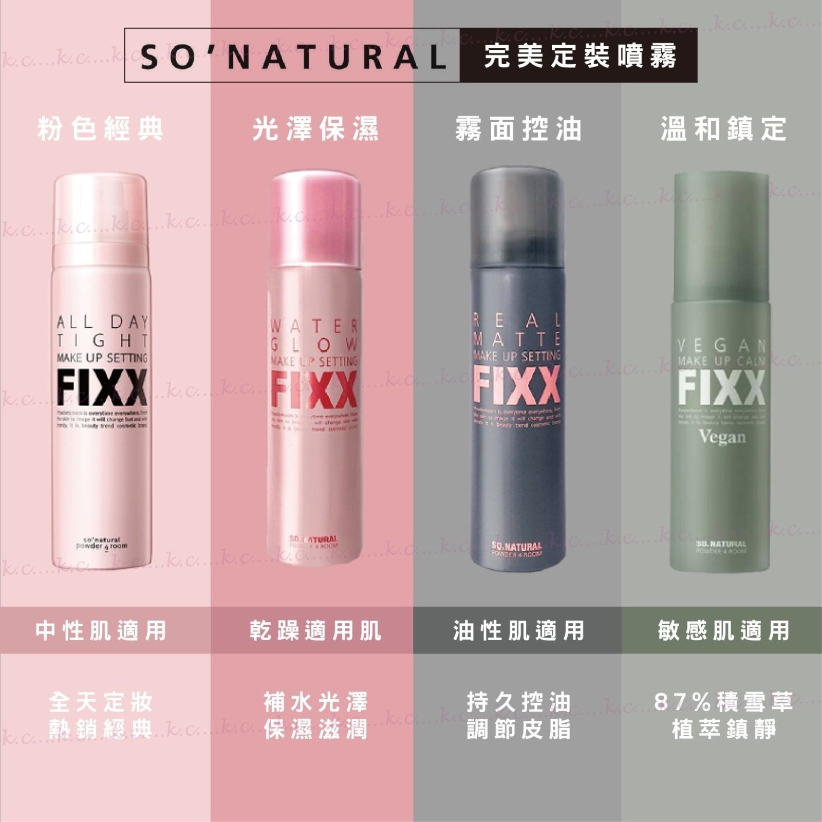 韓國SO NATURAL FIXX完美定裝噴霧