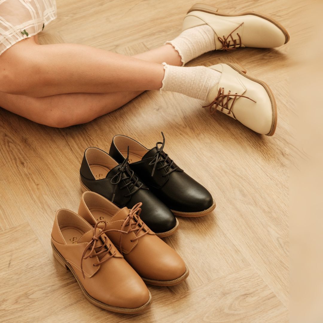 米克諾斯 德比鞋(真皮女鞋/久站不累/通勤必備)