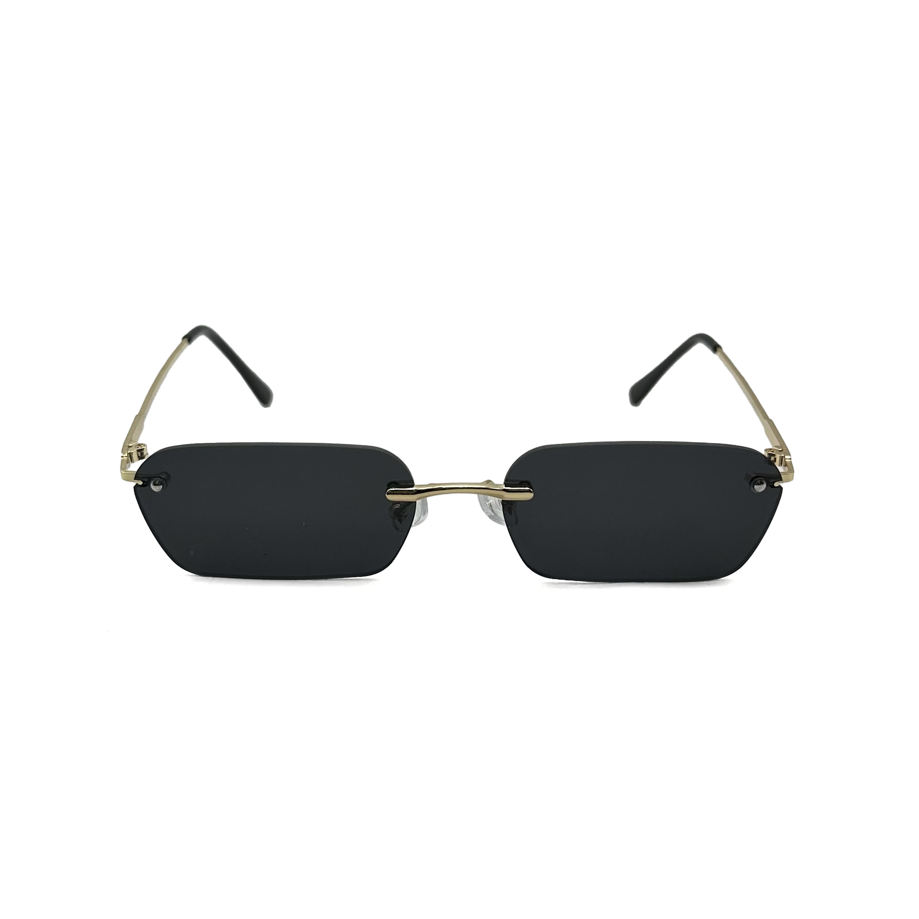 CHILL無框金屬復古眼鏡-黑