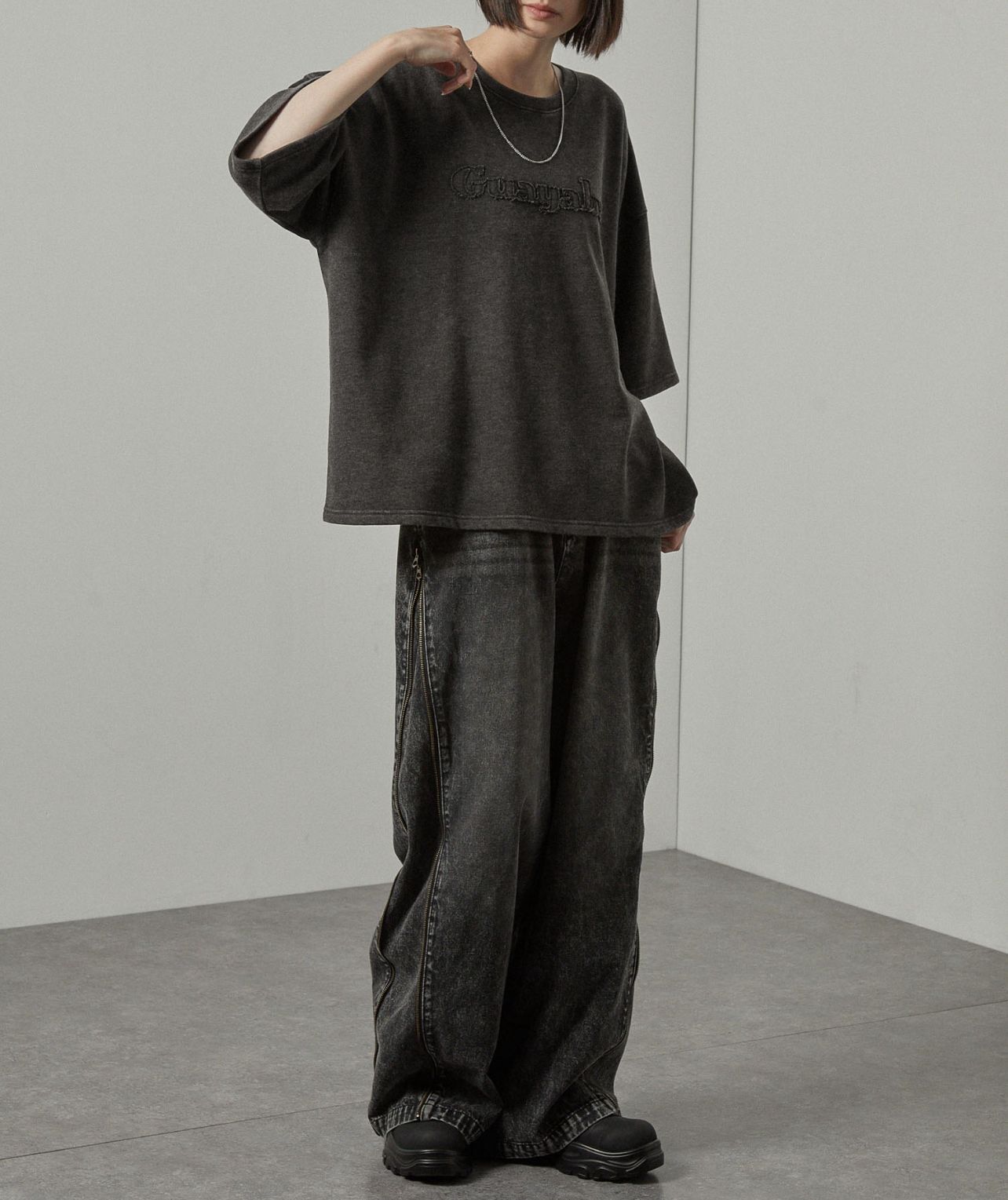 【預購】JN073007 Alfred Alex 復古短袖上衣