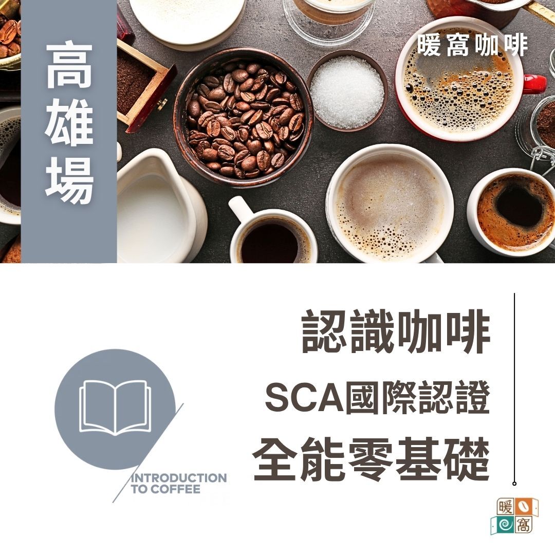 高雄平日晚間 SCA 精品咖啡實作全能零基礎 證照班｜Introduction to Coffee 咖啡導論 V3.0 (黃明志 AST親授)