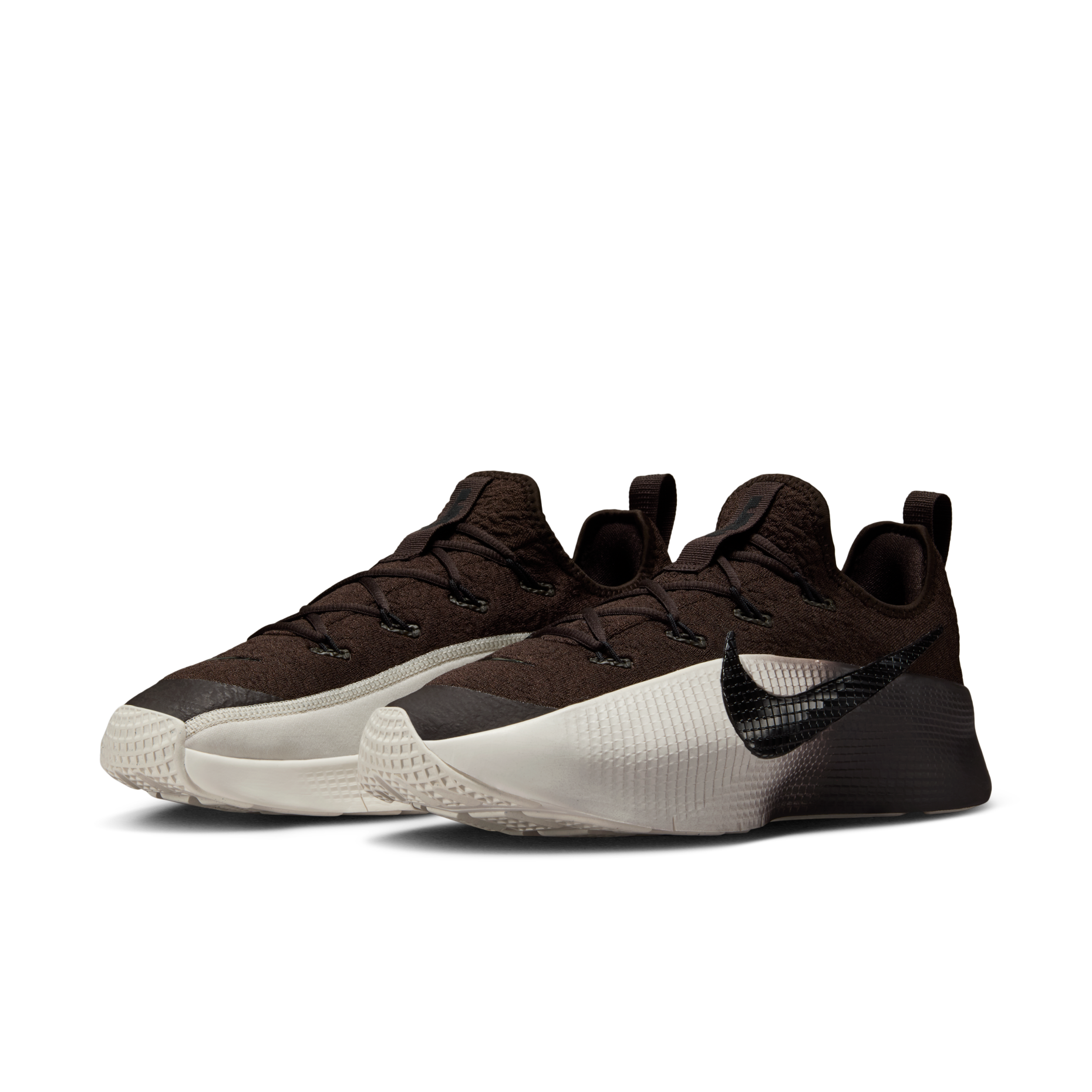 男鞋 NIKE LEBRON TR 1 棕黑白 鬆餅格紋 訓練 支撐 籃球鞋【FJ6151-201】