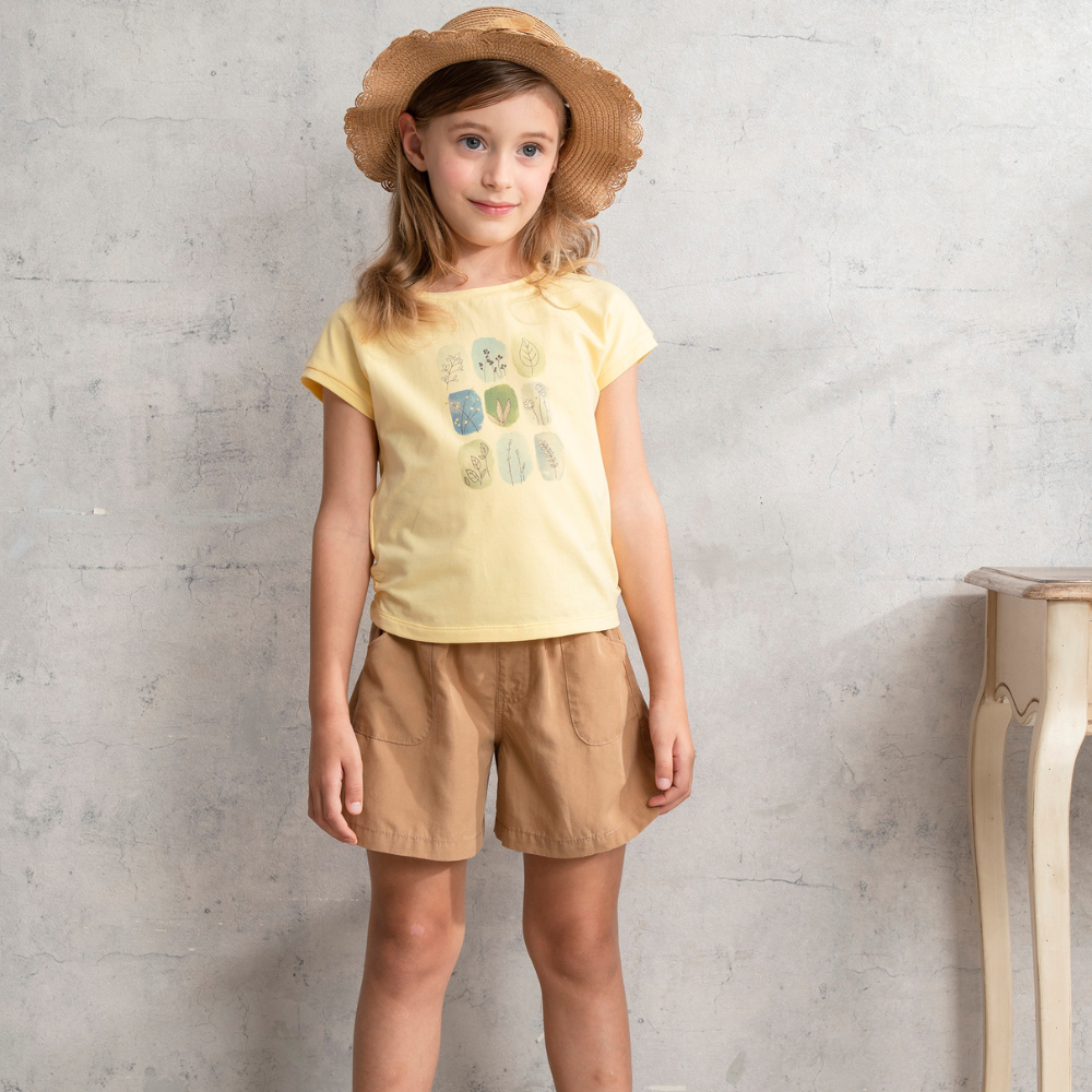 PIPPY氣質系花苞大口袋褲裙 深褐