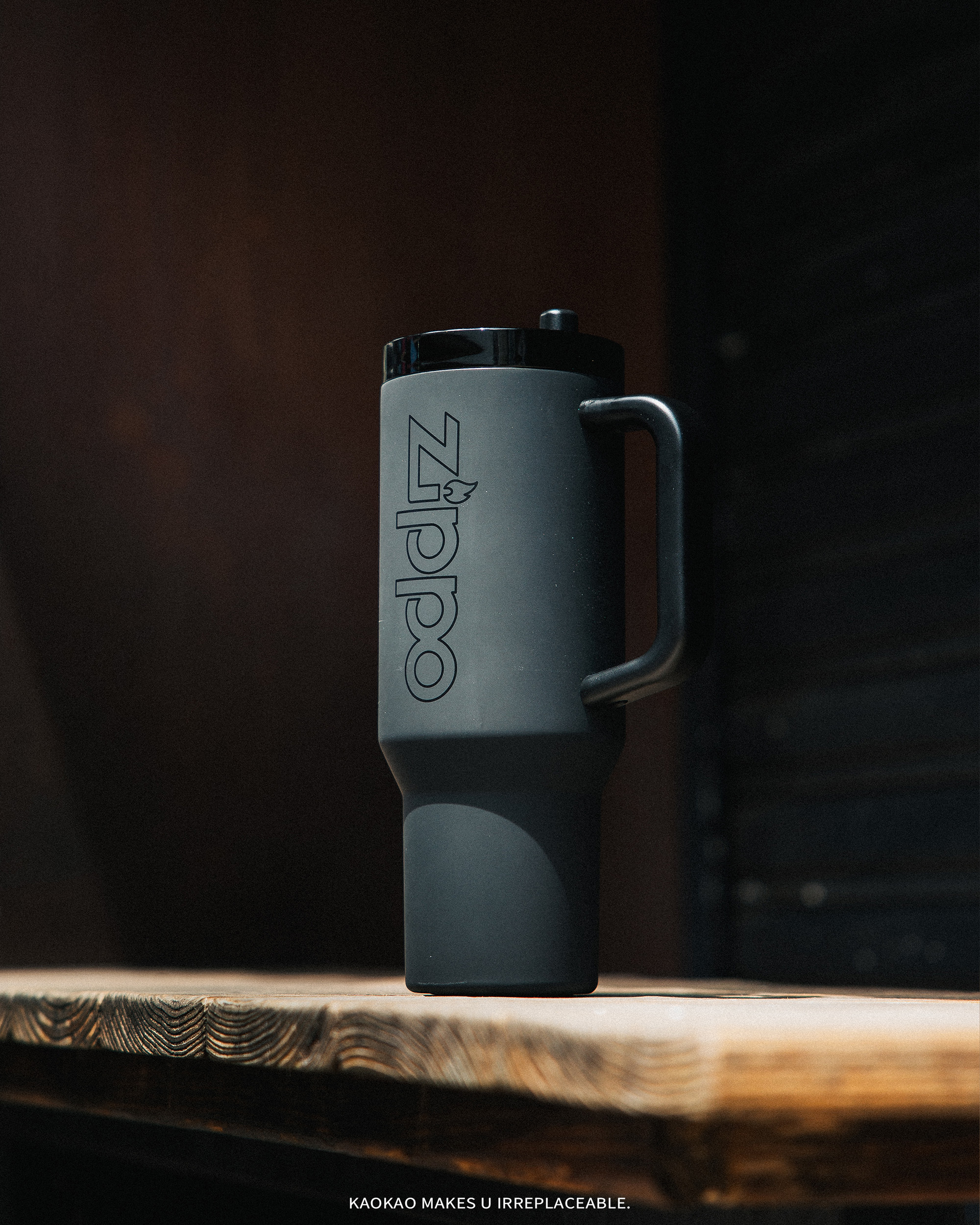 Zippo 黑武士 超大容量 冰壩杯 保溫杯 1200ml