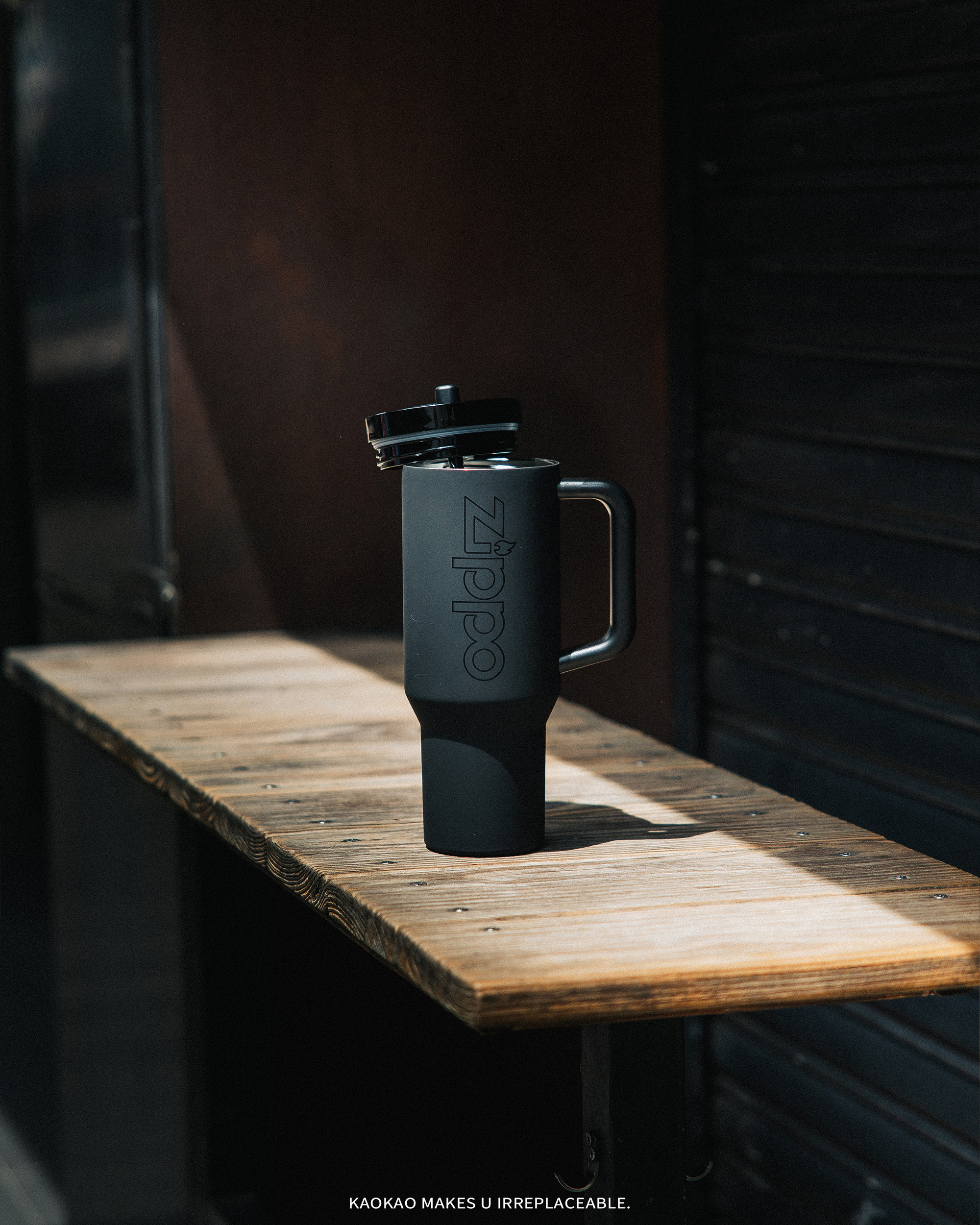 Zippo 黑武士 超大容量 冰壩杯 保溫杯 1200ml