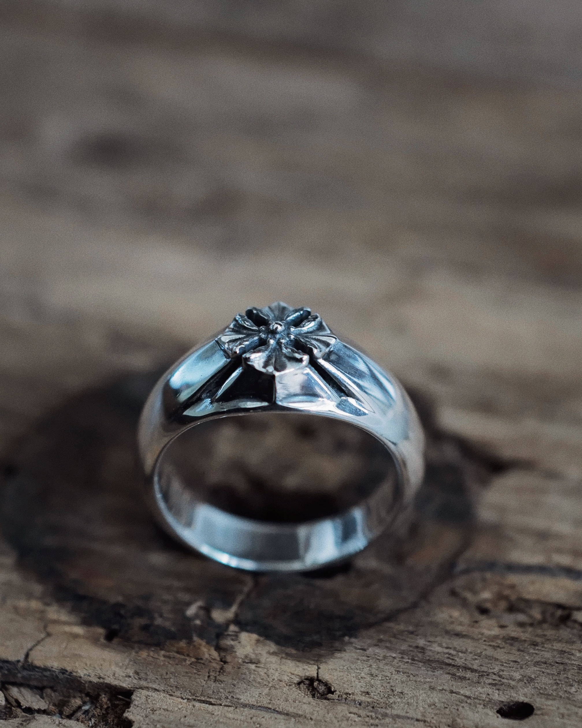 IRON RAVEN CROSS RING
