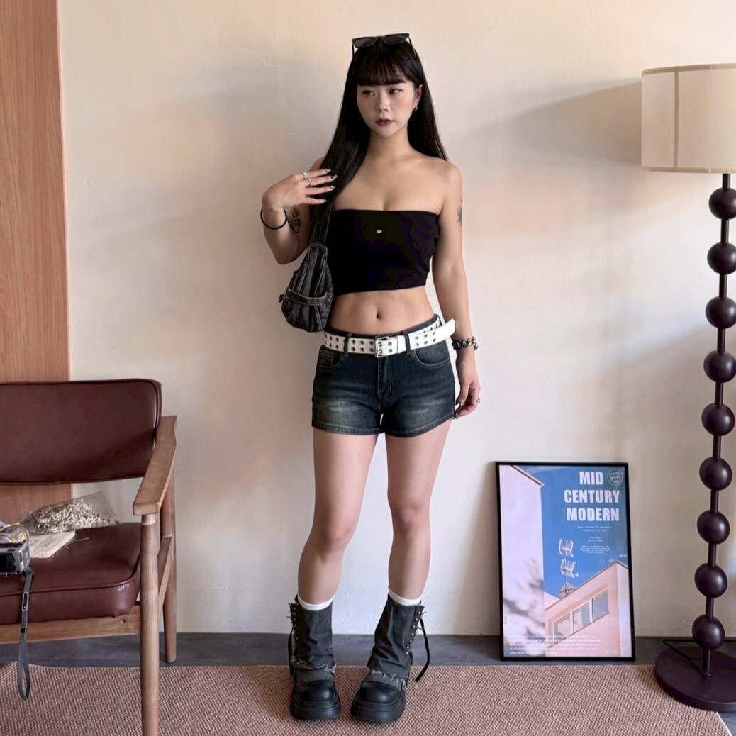 Tied to you!雙排孔寬皮帶