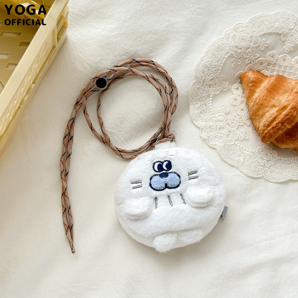 《6171》布丁小海豹卡通玩偶零錢包吊飾