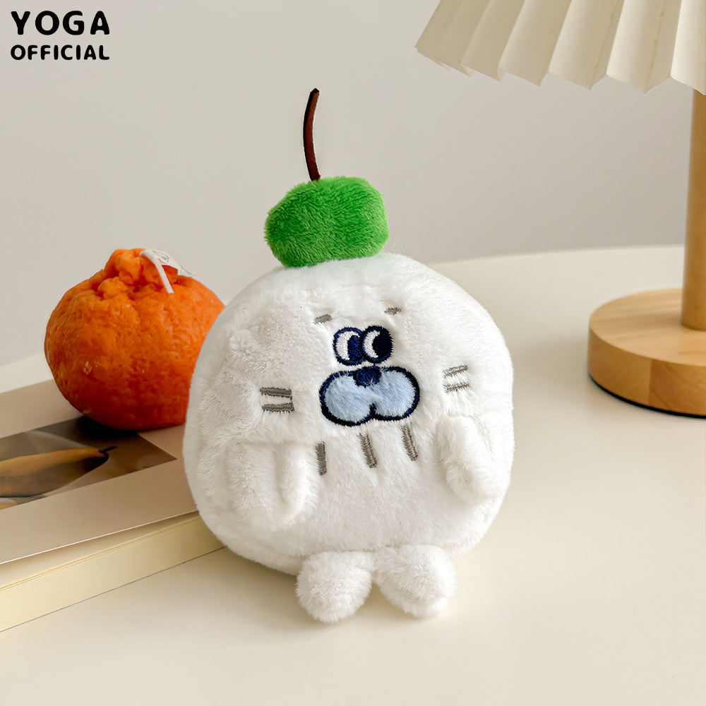 《6172》布丁小海豹卡通玩偶吊飾