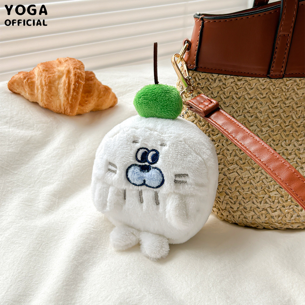 《6172》布丁小海豹卡通玩偶吊飾