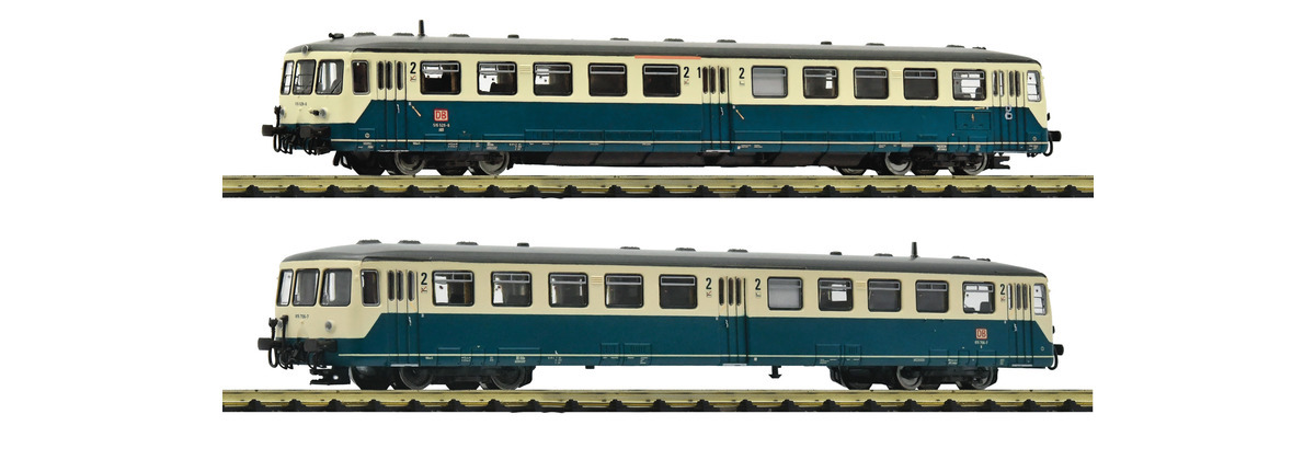 Fleischmann 740172 N規 數位音效蓄電池鐵路客車 515 529-6，帶駕駛控制車廂，德國鐵路公司（DB AG）