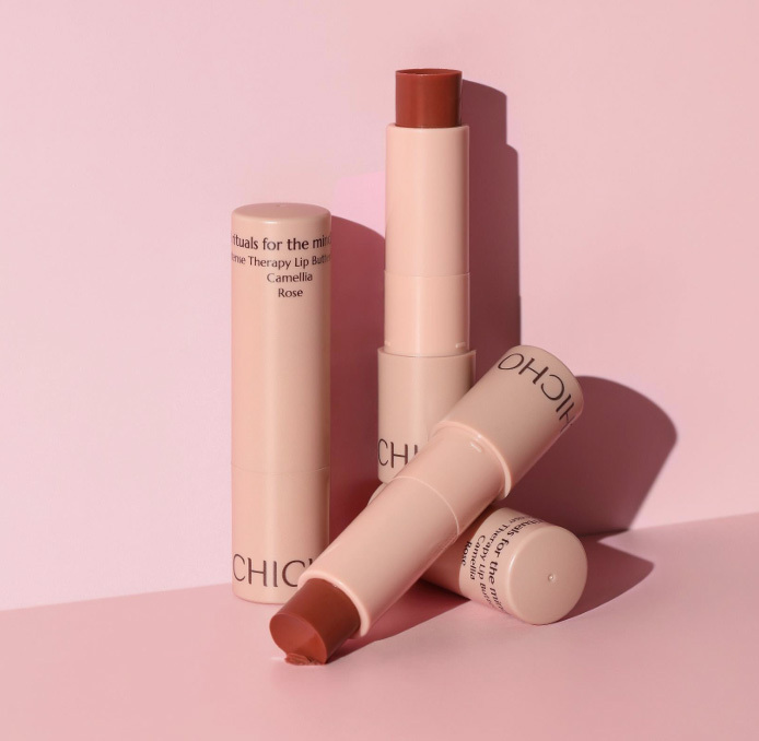 韓國 CHICHO 草本護唇膏 3.6g 透明/玫瑰