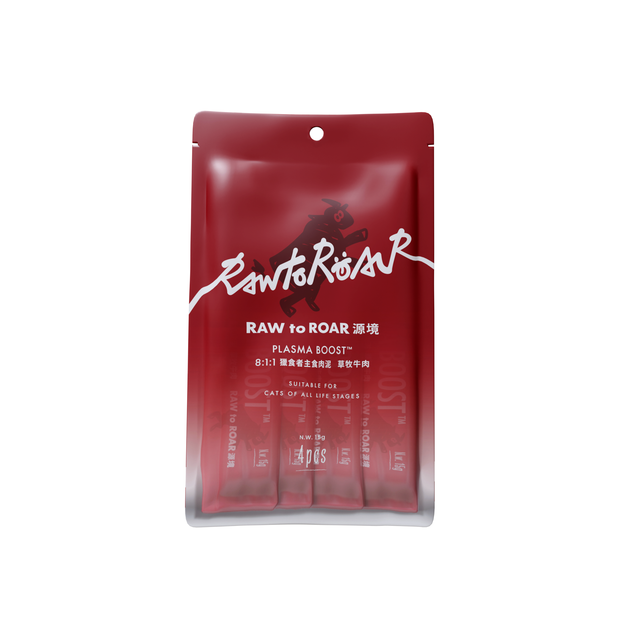 Raw to Road 源境｜貓｜8:1:1獵食者主食肉泥｜草牧牛肉