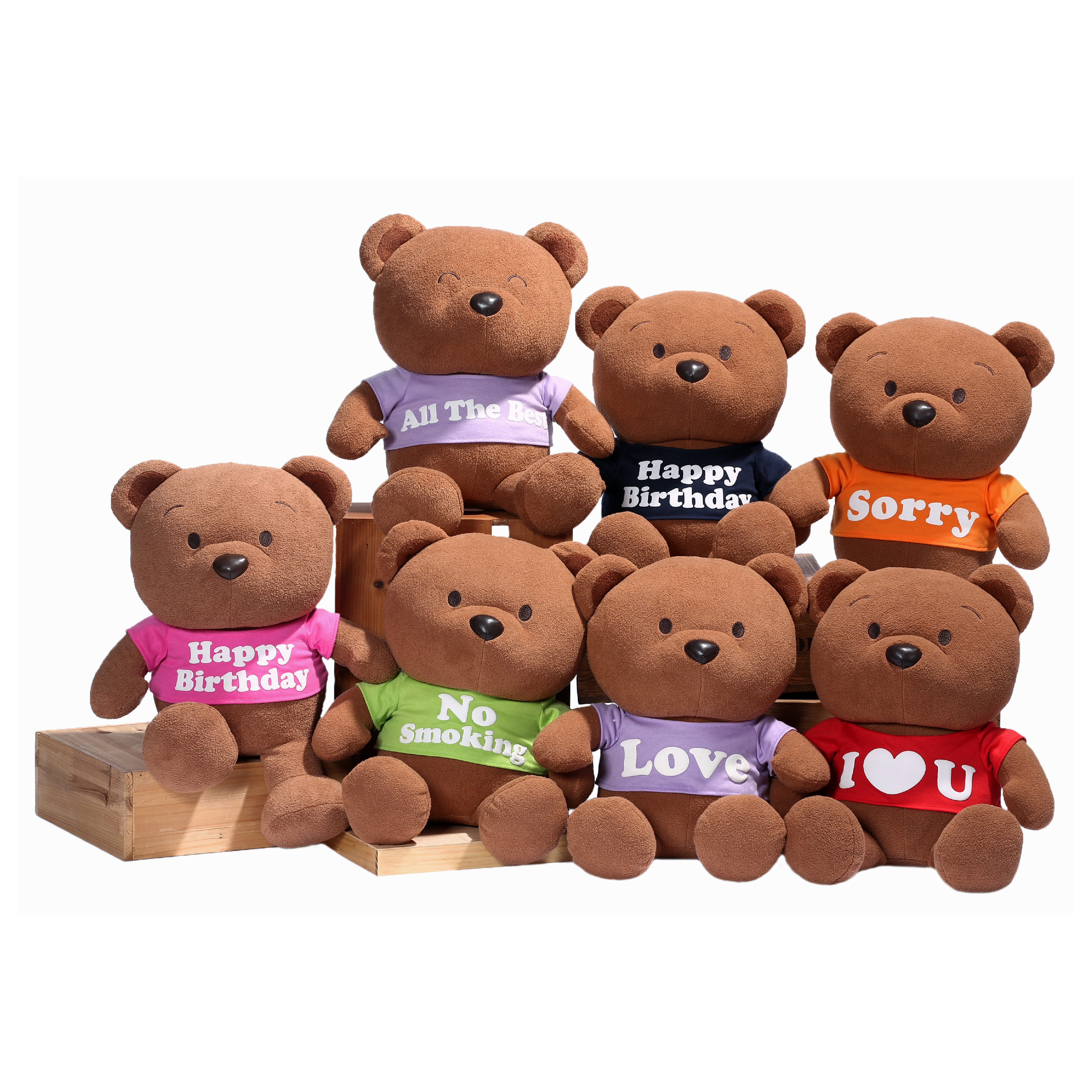 B.O.C 13.5吋毛絨公仔 - I Love U (紅色)