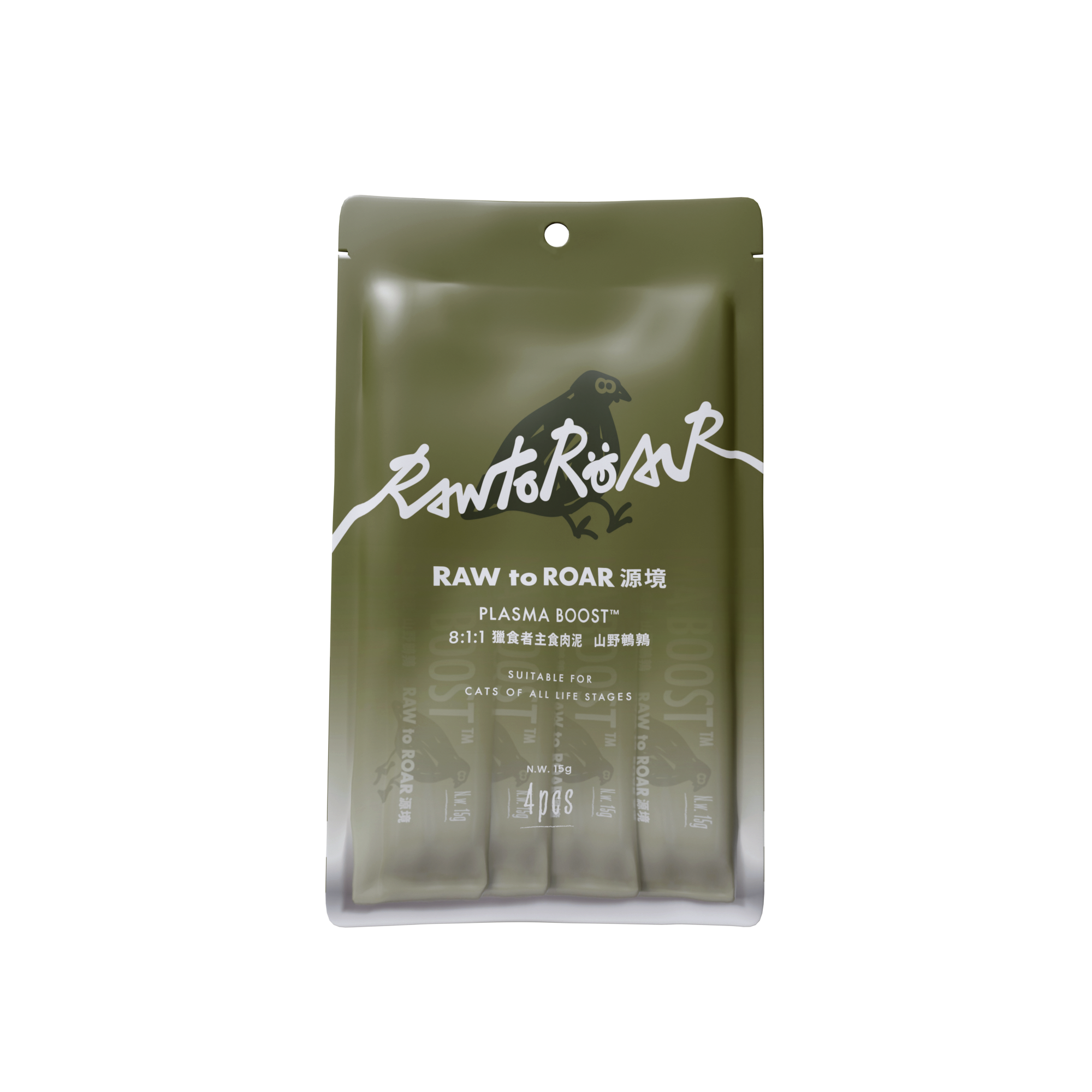Raw to Road 源境｜貓｜8:1:1獵食者主食肉泥｜山野鵪鶉