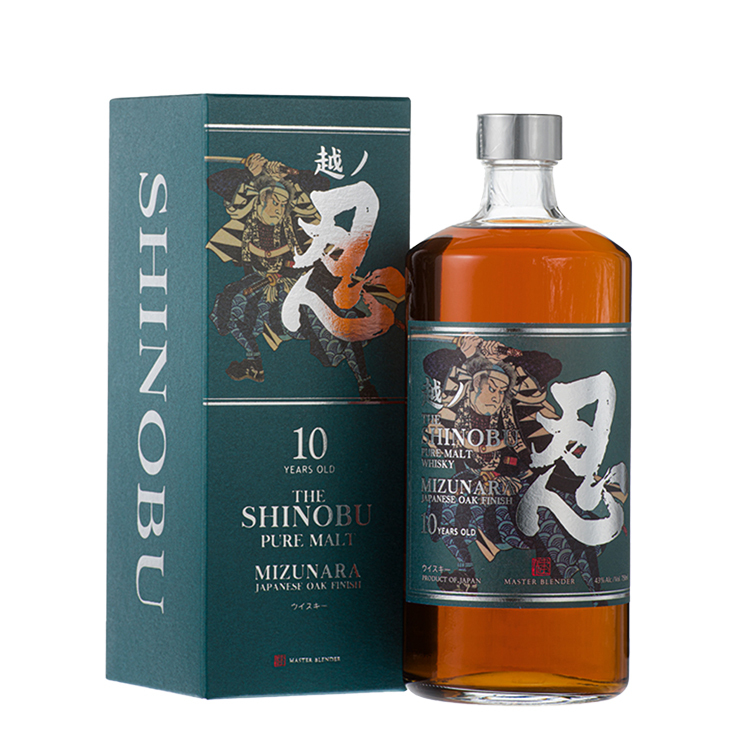 忍 蒸餾所10年單一麥芽水楢桶熟成威士忌 700ml (綠色禮盒)