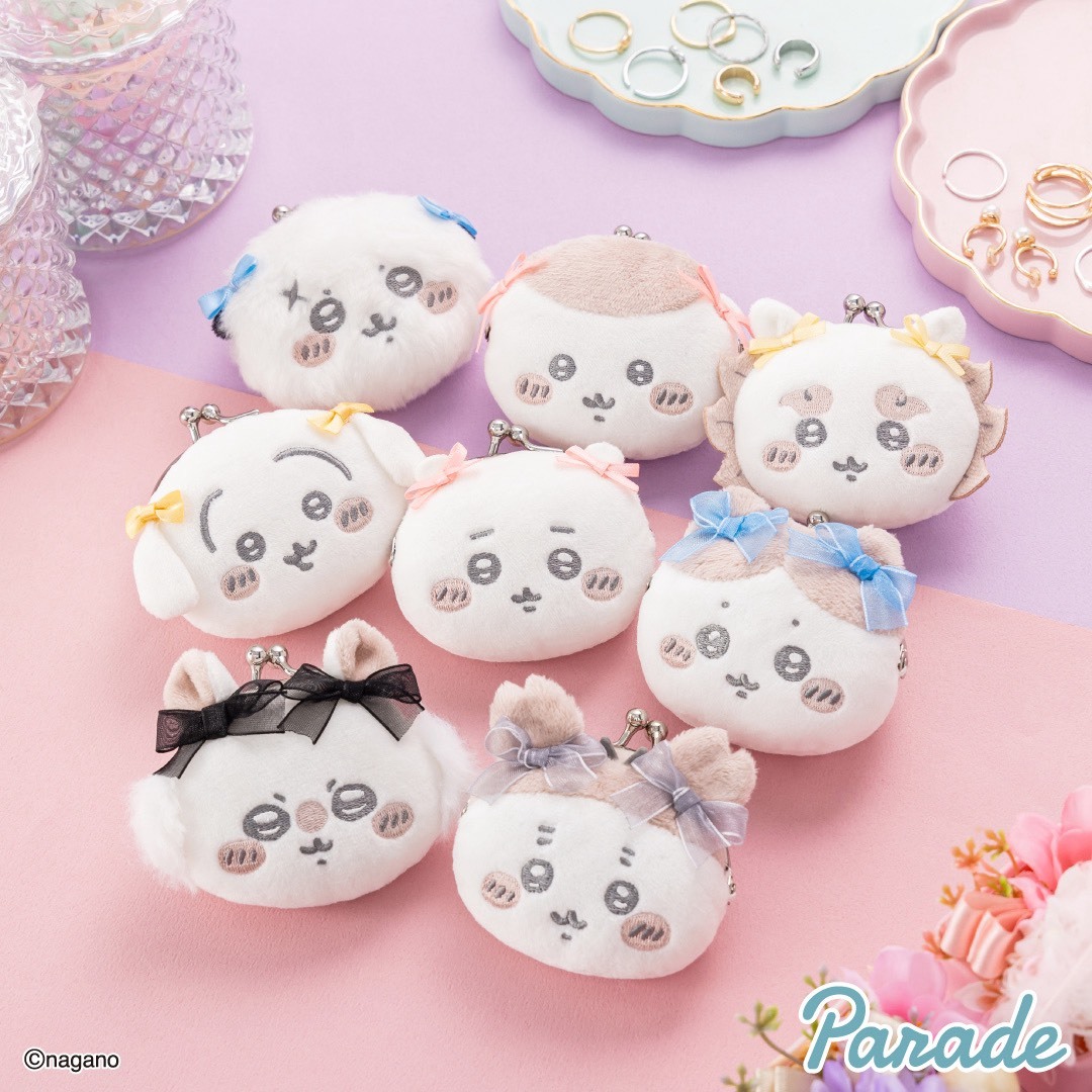 KTQ STORE ‧ 日本 Chiikawa 吉伊卡哇 景品 蝴蝶結錢包 金口小包