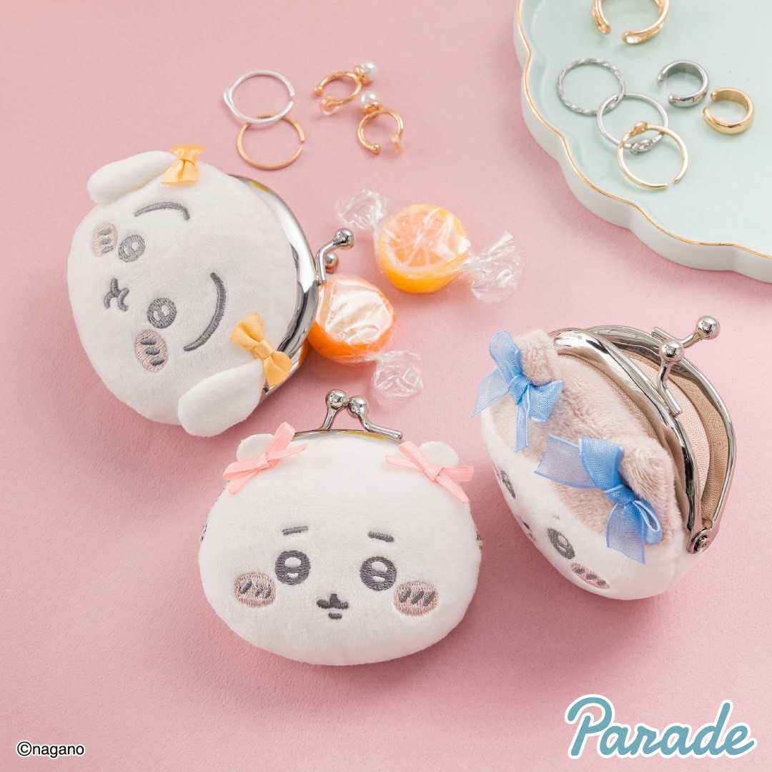 KTQ STORE ‧ 日本 Chiikawa 吉伊卡哇 景品 蝴蝶結錢包 金口小包