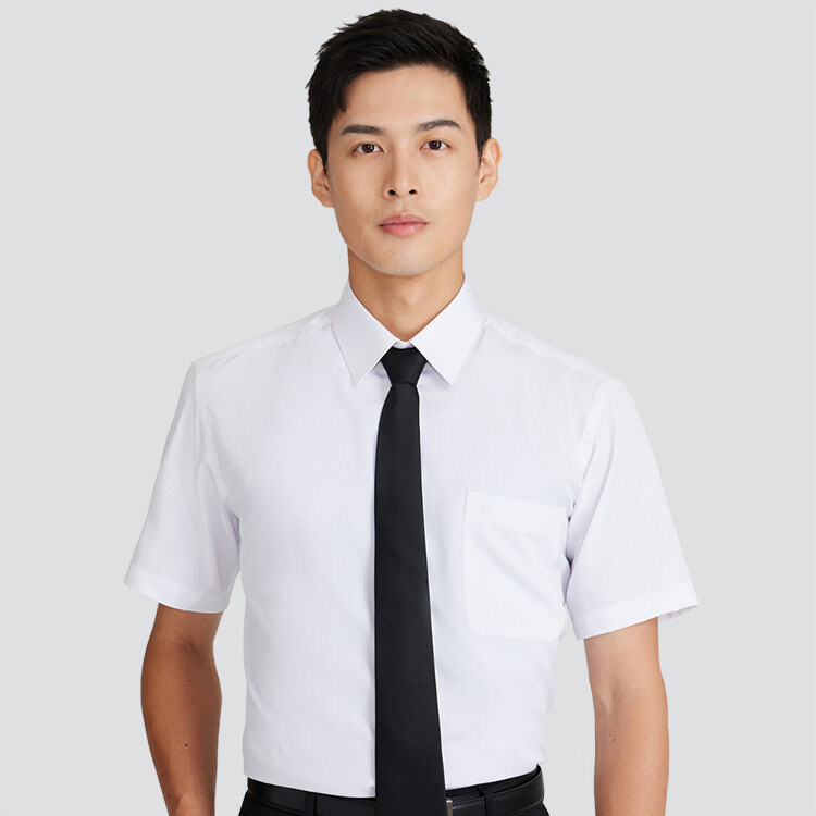 涼感吸排短袖襯衫-三色